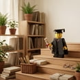thumbnail image 5 of Graduation Themed Brick-Built Minifigure Accessories Set Custom Graduation Gown, Cap, Diploma, Trophy, and Decorative Pieces for Minifigure Display, Graduation Gifts, and Collectible Building Toys, 5 of 5