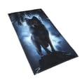 thumbnail image 2 of Kll Night Scene Of Wolves Ultra Absorbent & Soft Hand Towels For Bath, Hand, Face, Gym And Spa-27.5x16in, 2 of 9