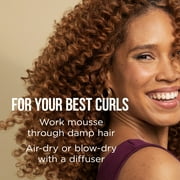 Pantene Mousse for Curly Hair, Foam Mousse for Women for Soft, Defined, 6.6 oz, 3 Count