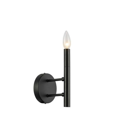 

Dainolite NOR-91W-MB 1 Light Incandescent Wall Sconce Matte Black
