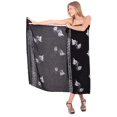 thumbnail image 4 of HAPPY BAY Women's Beachwear Summer Beach Coverups Bikini Wraps Sarong Cover up Wrap Skirt Swimsuit Swimwear Swim Cover ups Bathing Suit for Womens One Size Black, Fish, 4 of 4