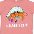 thumbnail image 4 of Inktastic Crabulous Cute Hermit Crab with Purple Nail Polish Boys or Girls Toddler T-Shirt, 4 of 5