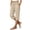 CJ62_Beige, variant on Lumtrix Women's Quick Dry Long Shorts Straight Leg Below The Knee Capri Lightweight Hiking Cargo Shorts with Pockets Purple 3XL
