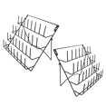 thumbnail image 6 of Raindrops 2 Pcs Wall Mounted Drying Rack For Displaying And Organizing Wall Hanging Displaying Rack Display Racks Display Shelf Display Holder, 6 of 8