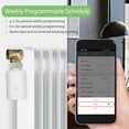 thumbnail image 4 of Tuya ZIGBEE3.0 Intelligent Radiator Actuator Programmable Thermostatic Radiator Valve Temperature Controller Voice Control via, 4 of 7