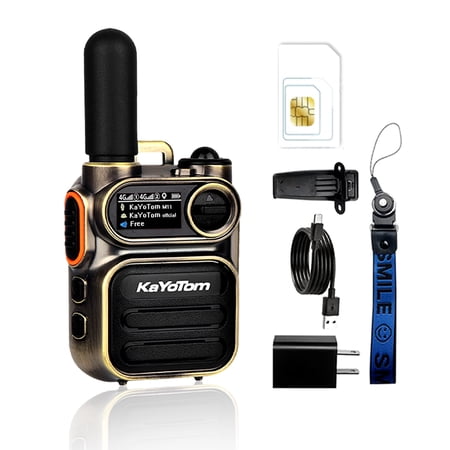 Kayotom Global walkie talkie, Long range Adult Fast FRS Gmrs Two-Way Radio Walkie Talkie 1Piece