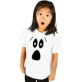 thumbnail image 4 of Tstars Silly Ghost Face Halloween Easy Costume Kids Spooky Shirt 4T White, 4 of 6