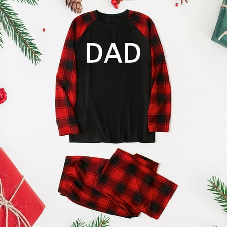 

Cntydi Pajamas for Women Gifts Matching Family Sets Christmas Casual Printed Top With Bottom Outfits Home Wear