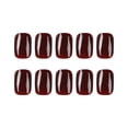 thumbnail image 4 of Uñas Postizas Dulyork Cuadradas Cortas Color Rojo Viento 24 Piezas, 4 of 6