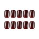 thumbnail image 4 of Uñas Postizas Dulyork Cuadradas Cortas Color Rojo Viento 24 Piezas, 4 of 6