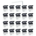 thumbnail image 4 of Pack of 20 Solars Panel Mounting Clamps Set Brackets With Screws Accessory for Balconies Power Stations Roof Camping, 4 of 6