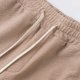 thumbnail image 4 of Pantalones cortos cargo de verano para hombre en color liso - Pantalones deportivos holgados, cintura elástica, tejido ripstop (S-XXXL), 4 of 8