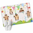 thumbnail image 2 of Groundhog Day 2'x3' Washable Rug, Bunting Floral Cartoon Funny Colorful Cute Non-Slip Doormat Area Rugs for Entrance Bathroom Bedsides, StainResistant Carpet for Kitchen Bedroom, Entryway Floor Mat, 2 of 9