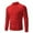 Red, variant on Mens Mock Neck Sweaters Cable Knit Strecth Long Sleeve Chunky Knitwear Ribbed Cuff Vintage Solid Tops