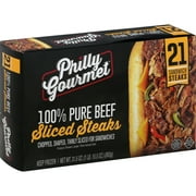 Philly-Gourmet Steaks For Sandwiches: 100% Pure Beef Sandwich Steaks, 42 oz