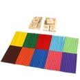 thumbnail image 1 of CIMAXIC Wooden Math Sticks for Kids Playing Assorted Color Safe Non-toxic 1 Set,5.12"X3.35"X1.57", 1 of 4