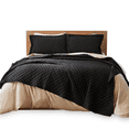 thumbnail image 1 of Set de Colcha Doble Vista SMART BAMBOO Bliss King Size Confort Suave Negro, 1 of 7