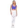 thumbnail image 4 of Women’s Ribbed Cropped Tank Top - Deep Scoop -Very Periwinkle, ML, 4 of 5