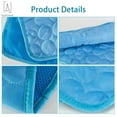 thumbnail image 5 of Gustave Pet Cooling Mat for Kennel Sofa Car Seats Dog Cat Bed Mattress Ice Silk Material Dissipates Heat Self Cooling Pad "L, Blue", 5 of 10