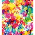 thumbnail image 3 of Ambesonne Pastel Duvet Cover Set, Oil Painting Style Abstract Watercolors Brushstrokes Mottled Messy Vibrant Print, Decorative 3 Piece Bedding Set with 2 Pillow Shams, Queen Size, Yellow Mag, 3 of 3