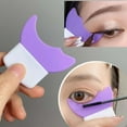 thumbnail image 1 of Plantillas de delineador de ojos multifuncional Plantilla de delineador de ojos de silicona Herramienta de maquillaje de guardia auxiliar Asistente de 57 cm x 5 cm púrpura shamjiam Plantilla de delineador de ojos, 1 of 9