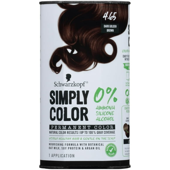 Color de cabello Schwarzkopf Simply Color 4.65 Marrón dorado oscuro