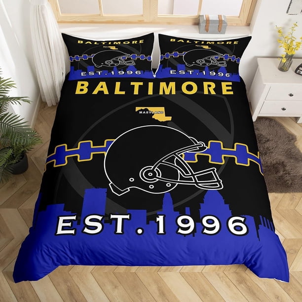 Funda nórdica King,Juego de cama Football Lovers,Funda nórdica Rugby para niños
