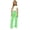 Green, variant on Ruyang Girls Cargo Sweatpants Kids Elastic Waist Wide Leg Trousers Solid Baggy Casual Trousers Tween Youth Back to School Athletic Pants