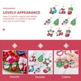 thumbnail image 2 of Jiyike 20 pcs Christmas Keychain Santa Claus Snowman Keychain Christmas Party Favors, 2 of 10