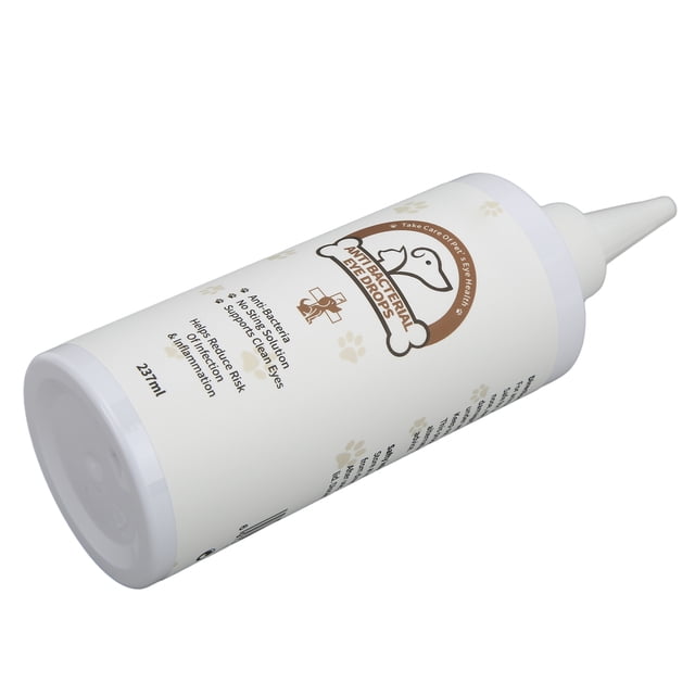 Gotas Para Los Ojos Para Perros, Limpiador Para Ojos Para Mascotas Que Controla La Irritación 237 Ml / 8 Oz Suave Para Perros Para Caballos Para Gatos