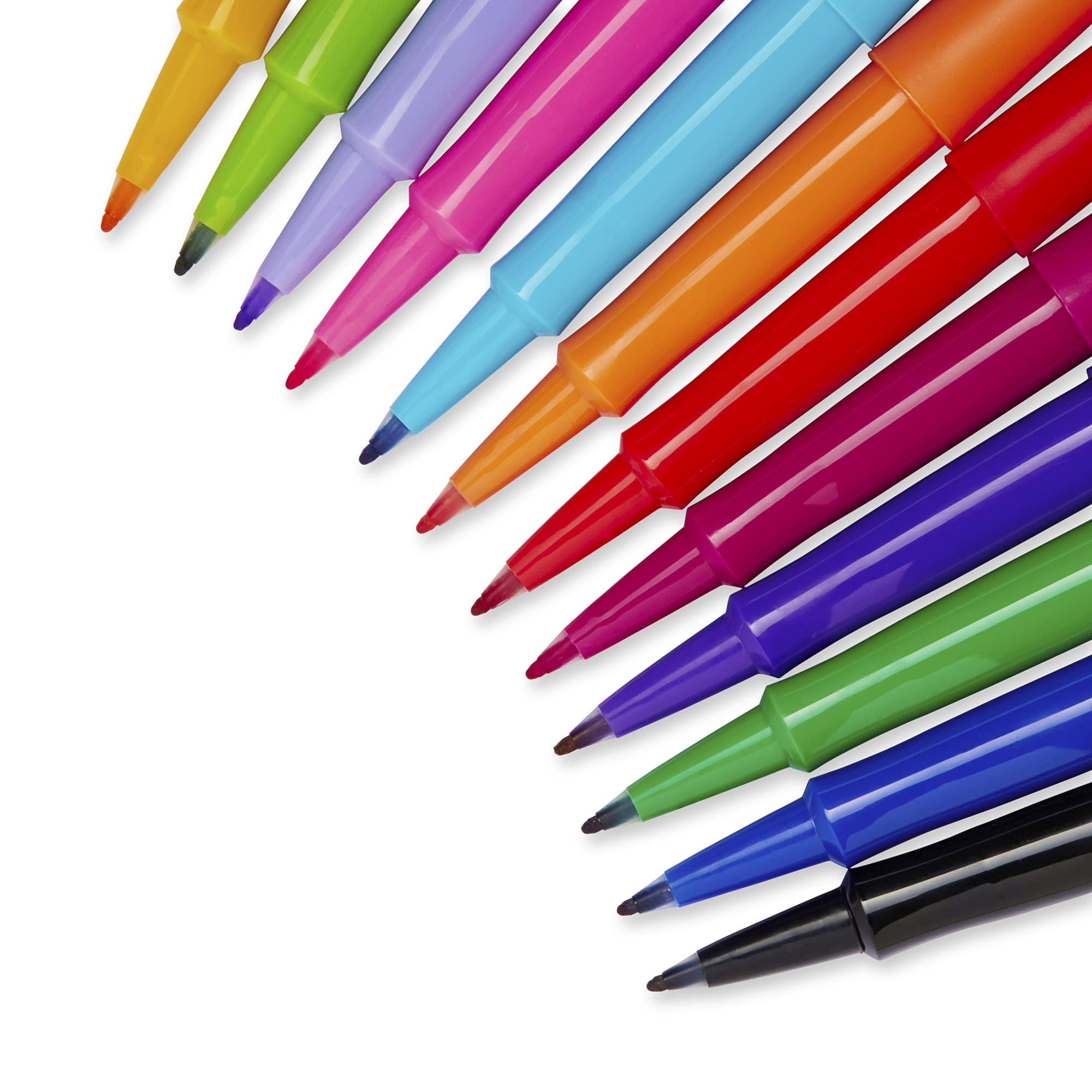Paper Mate Flair Felt Tip Pen Set, #1 Teacher Choice, 0.7mm, 12 Count