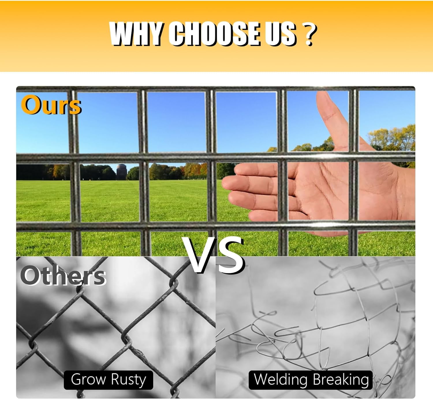 EPOTOOR Hardware Cloth 48 in x 100 ft 1/4 in, Chicken Wire Fence (23 gauge), Galvanized Welded Cage Wire Mesh Roll for Chicken Coop, Screen mesh, Rabbit Fence and Poultry Enclosures (Silver white)