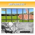 thumbnail image 3 of netuera Hardware Cloth 36 in x 50 ft 1 in, Chicken Wire Fence with Pliers and Glove (16 Gauge), for Chicken Coop, Screen mesh, Rabbit Fence and Poultry Enclosures (Black), 3 of 7