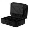 NEW Professional Makeup Bag Cosmetic Case Storage Handle Organizer Travel Kit Portable with Large Capacity(Black)