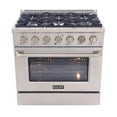 thumbnail image 6 of Kucht Professional 36" Stainless Steel Propane Gas Range with Knobs in Silver, 6 of 10