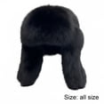 thumbnail image 4 of Trapper Hat Unisex Adult Cold Proof Russian Hat Winter Plush Lei Feng Hats Ushanka Cap Warm Hats With Ear Flaps For Skiing, Hiking, Skating, 4 of 7
