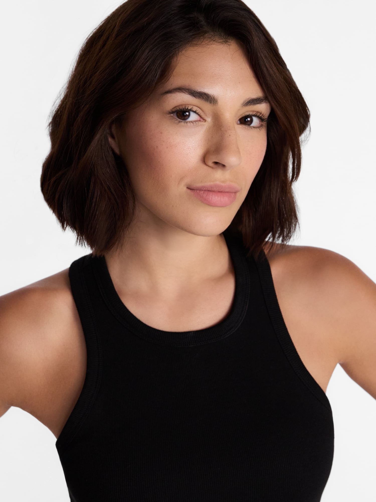 Avia Women's and Women's Plus Ribbed Tank Top, Sizes XS-4X