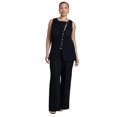 thumbnail image 3 of ELOQUII Women's Plus Size Pointelle Stitch Sweater Pant, 3 of 3