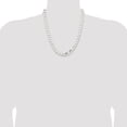 thumbnail image 2 of 925 Sterling Silver 11mm Strass Chaîne Pendentif Pendentif Biseauté, 2 of 9