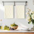 thumbnail image 3 of Yellow Baroque Kitchen Towels Set of 1, Abstract Art Floral Pattern Absorbent Dish Towels for Kitchen, Microfiber Hand Towel, Quick Drying Tea Towel for Cleaning Decorative Dishcloths, 3 of 7