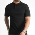 thumbnail image 2 of YDLCAFD Mens Summer Casual Comfortable Trendy Bubble Solid Color T Shirt Top, 2 of 6