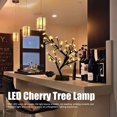 thumbnail image 2 of Luz de bonsái, lámpara de árbol de flores de cerezo de plástico + PVC 100LM brillo portátil alimentado por USB para jardín LHCER 1, 2 of 9
