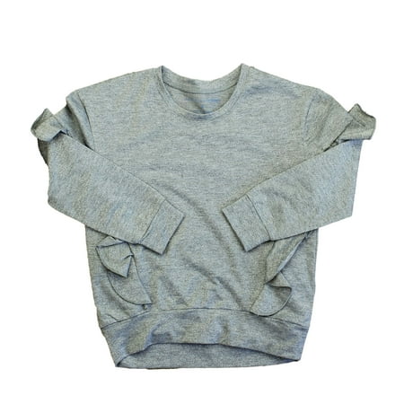 

Pre-owned Rockets Of Awesome Girls Silver Long Sleeve Shirt size: Little Girl