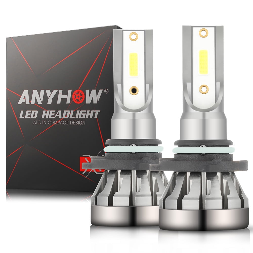 4-Sided H4 9003 HB2 LED Headlight Bulbs Hi/low Beams Night Headlamp 120W 32000LM 
