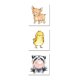 thumbnail image 1 of set de cuadros mini farm lienzo by suma 3 piezas 30 x 30 cm, 1 of 2