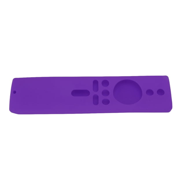 Remote Control Cover, Shockproof Soft Remote Control Case With Lanyard For Television Purple