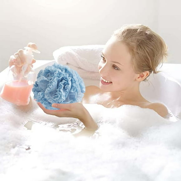 Hbdhejl 60G Lace Bath Ball Bath Bath Flower Bath Bubble Ball Double Layer Mesh Flower Ball