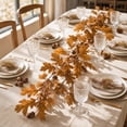 thumbnail image 5 of Fall Garland Artificial Maple Leaf Vine Fall Hanging Decor for Mantel Fireplace Staircase Autumn Thanksgiving Harvest Home Decor 71in, 5 of 7