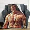 thumbnail image 4 of Cool Alan Ritchson Blanket Ultra Soft Flannel Fleece Blanket Stylish Bedroom Living Room Sofa Warm Blanket All Season Use 40""*50"" （100 * 130cm）, 4 of 6