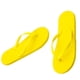 thumbnail image 4 of Qarigey 1 par de sandalias planas con punta abierta para mujer, pantuflas antideslizantes para fiesta en la piscina, playa, verano Calzado amarillo METRO, 4 of 6